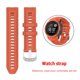 thumbnail image 2 of Kuymtek Correa de silicona para reloj Garmin Instinct 2S, resistente al agua (rojo), 2 of 9