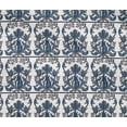 thumbnail image 2 of oneOone Cotton Flex Blue Fabric Leaves & Floral Block Sewing Fabric By The Yard Printed Diy Clothing Sewing Supplies 40 Inch Wide, 2 of 4