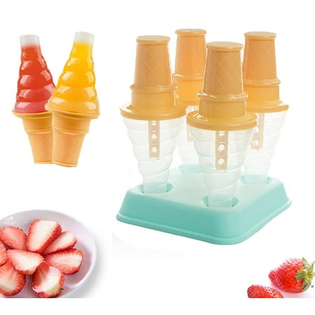 Popsicle Molds, Drip-guards Popsicle Makers, Ice Pop Molds with Cartoon ...