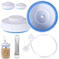 thumbnail image 2 of AMERTEER Scelleuse de Pots Mason sous Vide, Ensembles, Scelleuse de Pots sous Vide Durable pour Aliments, Résistante aux Taches, Rangement des Aliments, Scelleuse de Pots de Mise en Conserve, Scelleuse Régulière, Hotte avec Boyau d'Accessoires pour Grand Ouverture, Ouverture Régulière m, 2 of 10