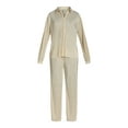 thumbnail image 5 of Nine.Eight Women's and Women's Plus Plisse Pleat Shirt and Pants Set, 2-Piece, Sizes XS-4X, 5 of 5