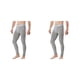 thumbnail image 4 of Qarigey Calzoncillos largos a prueba de frío para invierno, pantalones térmicos, ropa de interior, accesorio DIY, ropa de dormir, mallas Grueso-Gris Claro 2XL 2piezas, 4 of 6