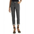 thumbnail image 2 of INC International Concepts Womens Mid Rise Leopard Print Straight Leg Jeans Chi Chi Wash 16, 2 of 3
