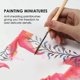 thumbnail image 3 of 11pcs Miniature Detail Painting Brush Set Sturdy Outlining Tracing Brush for Artist Craftsmen, 3 of 5