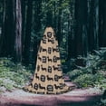 thumbnail image 5 of Honeii Dachshund Dog Woof Print Poncho Cape, Cloak Coat, Snuggly Hooded Wearable Blanket, Hooded Cape For Teenagers,Halloween Costumes-Small, 5 of 7