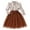 Z03-Brown, variant on Zshosam Baby Girl Dress Up Dresses Girls Fall Long Sleeve Crew Neck Loose Casual Dress Size 6T 7T,(Black 6-7 Years)