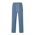 thumbnail image 7 of PEASKJP Baby Boy Joggers Toddler Baby Boys 3 Pack Elastic Waist Casual Pants Sets Solid Color Trousers Spring Summer Fall Blue,13-14 Years, 7 of 7