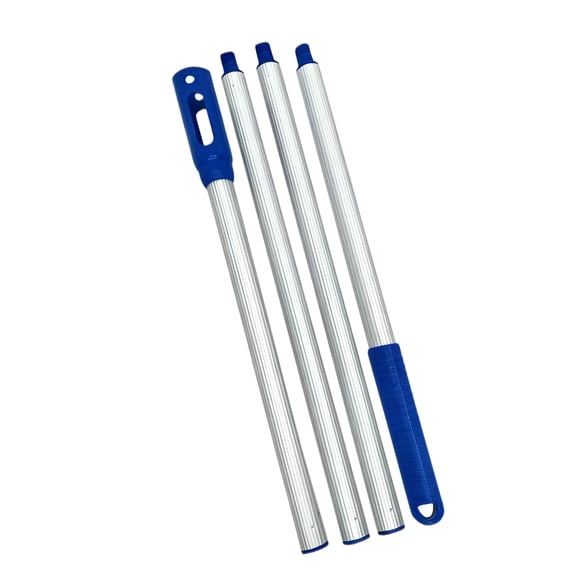 Professional Adjustable Length Aluminum Pool Skimmer Poles 3 or 4 Sections Telescopic Design for Debris Removal