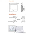 thumbnail image 4 of 16A Tuya Smart WiFi Termostato Agua Calefacción Eléctrica por Suelo Radiante Agua Gas Caldera Controlador de Temperatura para, 4 of 10