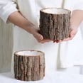 thumbnail image 2 of Eosunjian Creative Christmas Xmas Decor Dried Flower Packaging Bark Barrel Bucket Box Gift, 2 of 13