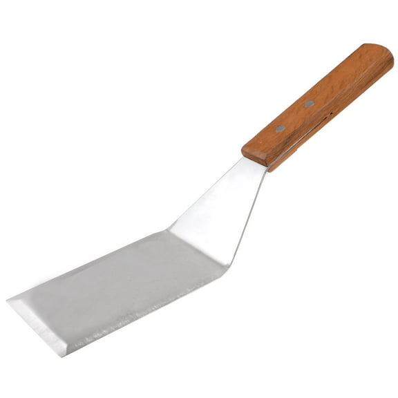 Unique Bargains 11.2" Length Stainless Steel Wide Pancake Spatula Silver Tone Brown