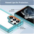 thumbnail image 5 of Case for Galaxy S24 Ultra,Transparent TPU+PC Acrylic Protective Military Grade  Heavy Duty Protection Phone Case for Samsung Galaxy S24 Ultra 5G,6.8 inch 2024 (Clear Blue), 5 of 16