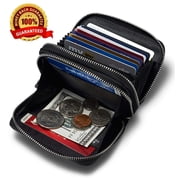 Walltes for women,genuine leather walltes, rfid wallets black