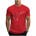 thumbnail image 2 of Tops para hombre, blusas y camisas de cuello redondo y manga corta para hombre, blusas casuales de cuello redondo con estampado de moda para hombre, blusas de cuello redondo y manga corta, camisas par, 2 of 6