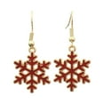 thumbnail image 2 of Pendientes colgantes Salvador de Navidad para mujer rojo 4,5 cm x 2,3 cm, 2 of 9