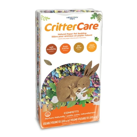 CritterCare® Small Animal Bedding, Confetti 10L
