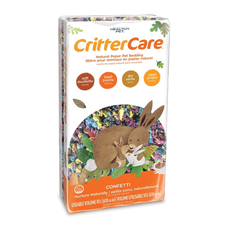 Natural Paper Small Pet Bedding, 10L (4-Pack) photo 2