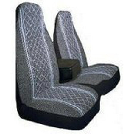 Allison 67-1917GRY Gray Diamond Back 60/40 Split Truck Seat Cover ( Pack of