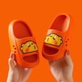 thumbnail image 2 of TOWED22 Kids Fruit Slippers Strawberry Slipper Carrot Home Slippers Indoor Slippers For Toddle Kids Boys Girls(Orange,8.5), 2 of 7