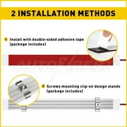 AUTOXBERT 2Pcs 12V LED Lights Bar 108 LED 6000K RV Interior Light Strip for Van Boat Trailer Camper
