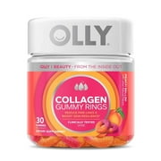 Olly Collagen Gummy Rings Dietary Supplement - Peach Bellini - 30ct