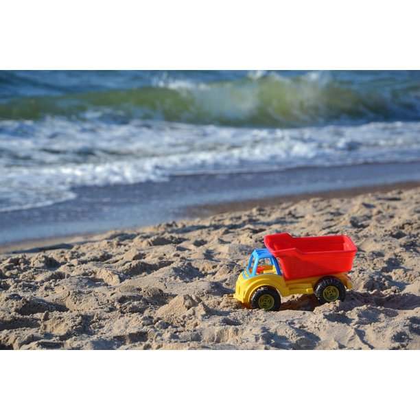 Toy Car Car Toy Sea Sand Beach Toys 12 Inch By 18 Inch Laminated Poster With Bright Colors And Vivid Imagery Fits Perfectly In Many Attractive Frames Walmart Com Walmart Com
