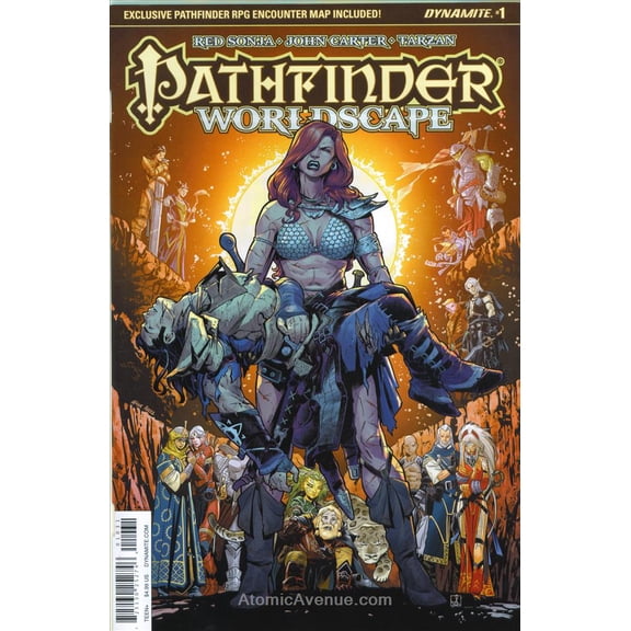 Pathfinder: Worldscape #1C VF ; Dynamite Comic Book