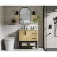 thumbnail image 4 of Elegant Kitchen and Bath 32 inch Single Bathroom Vanity in Honey Brown, 4 of 10
