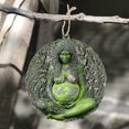 thumbnail image 2 of Mother Earth Statue Pendant Earth Green Millennial Gaia Mother Goddess Pendant, 2 of 5