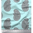 thumbnail image 1 of Soimoi Cotton Duck Fabric Paisley Block Decor Fabric Printed Yard 42 Inch Wide, 1 of 3