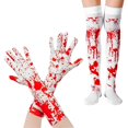 thumbnail image 2 of 2023 Guantes De Halloween Decoración De La Atmósfera De Terror Sangre Calcetines Fiesta Cosplay Impresión Props, 2 of 4