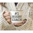 thumbnail image 3 of Koyal Wholesale Stainless Steel Campfire Coffee Mug, #1 Rugby Coach, 1-Pack, 3 of 4