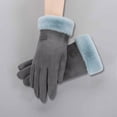 thumbnail image 2 of Guantes de Invierno, Manoplas Forradas en Polar con Diseño Impermeable al Viento, Mitones para Ciclismo con Puntas Táctiles para Correr, Senderismo y Deportes al Aire Libre, 2 of 3