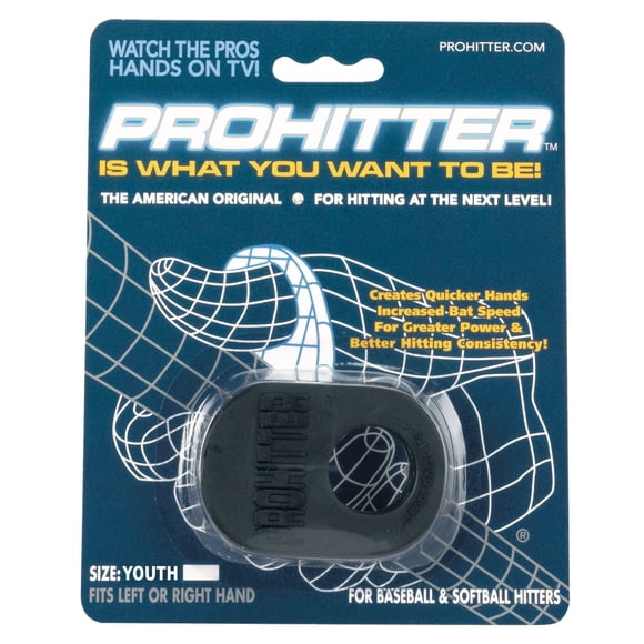 Bateadores Training Aid PROHITTER, talla juvenil, color negro