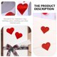 thumbnail image 5 of GOOHOCHY 1 roll amor en forma de corazón pegatina Día de San Valentín decorativo calcomanía pegatina elegante, 5 of 7