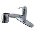 thumbnail image 1 of Kingston Brass GSC7571WEL Pull Out Kitchen Faucet with Deck Plate, Chrome, 1 of 1