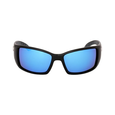 Costa Blackfin Plastic Frame Blue Mirror Glass Lens Men's Sunglasses