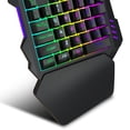 thumbnail image 3 of Combinación de para juegos RGB y ratón retroiluminado con , sola mano con cable USB con soporte para Reposabrazos de A869 + A869 Hugo Combo de teclado y mouse, 3 of 10