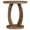 Dark Brown, variant on Resenkos Farmhouse Round Side Table with Storage, Accent End Table & Nightstand, Rustic Brown