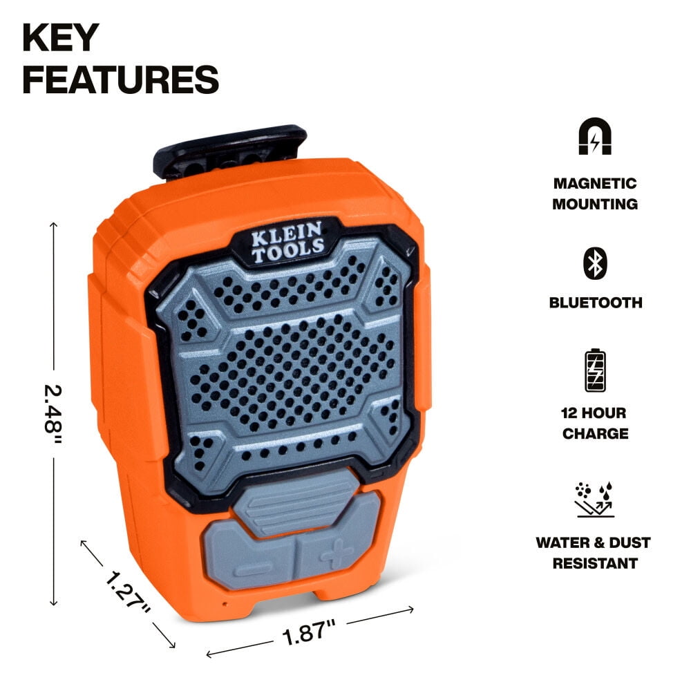 Klein Tools Wearable Bluetooth Speaker