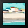 thumbnail image 2 of Vess, June Erica 15x15 Black Modern Framed Museum Art Print Titled - Coastal Village II, 2 of 5