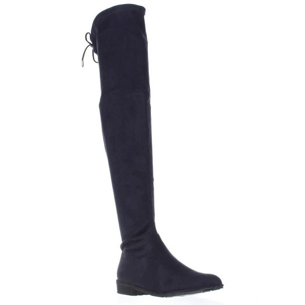 Marc Fisher - Womens Marc Fisher Humor2 Over the Knee Boots, Dark Blue - Walmart.com - Walmart.com