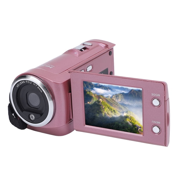 Cámara DV, Grabación En Bucle Cámara De Vídeo Digital Con Zoom 16x Pantalla De 2,4 Pulgadas 48MP 2K Para Viajar