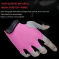 thumbnail image 4 of AMERTEER Cycling half Finger Mountain Bicycle Men Women Gel Pad Anti-slip Breathable Outdoor Sports Shock-absorbing Riding Biking Cycle Gloves, 4 of 13