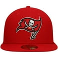 thumbnail image 2 of Men's New Era Red Tampa Bay Buccaneers Team Basic 59FIFTY Fitted Hat, 2 of 5