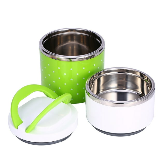 For Hot Food, Stainless Steel Insulation Thermo Thermal Lunch Box Food Container Hot Containers For Food Lunch Containers with 2 Layer For Adults Lunch Box Containers