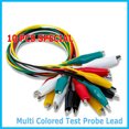 thumbnail image 1 of 10 Uds Cable de doble extremo Clip de cocodrilo Cable de prueba de Color puente Cable de alimentación Cable de puente de reparación 50cm JM, 1 of 5