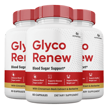 Glyco Renew Blood Sugar Capsules, Official Formula by Sainul (3 Pack)