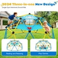 thumbnail image 5 of Zupapa 10FT Climbing Dome with Hammock for Kids 3 to10 Outdoor Play, Supports up to 1000lbs Jungle Gym, 5 of 9