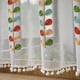 thumbnail image 4 of Cortinas Semitransparentes Bordadas, Media Ventana Escalonada para Cocina, Cortina Transparente con Bolsillo para Barra, Cortinas de Tul para Cocina B, 4 of 5